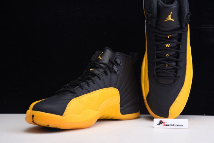 air jordan 12 retro black university gold 130690-070