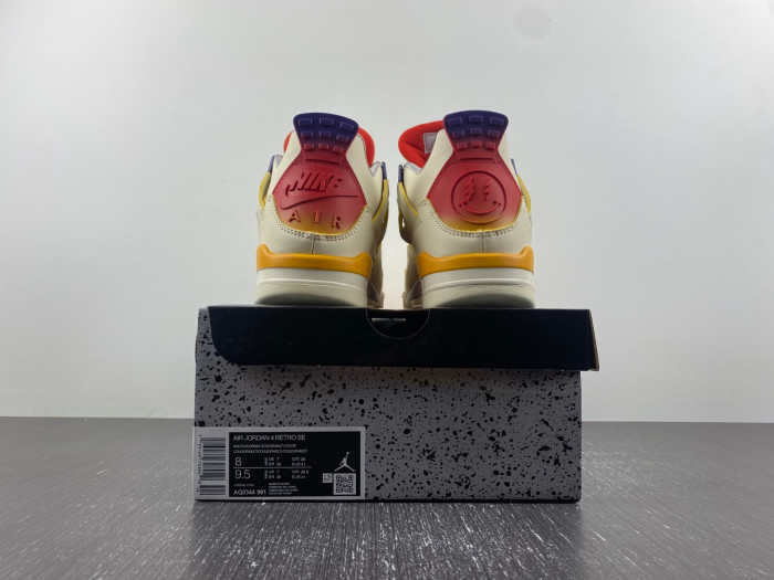 j. balvin x air jordan 4 retro aq0344-901