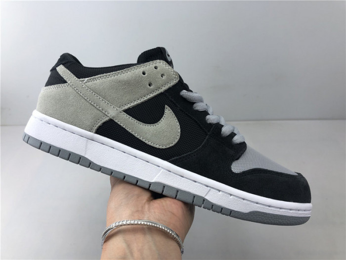 nike sb zoom dunk low pro black/wolf grey-white-white 854866-001