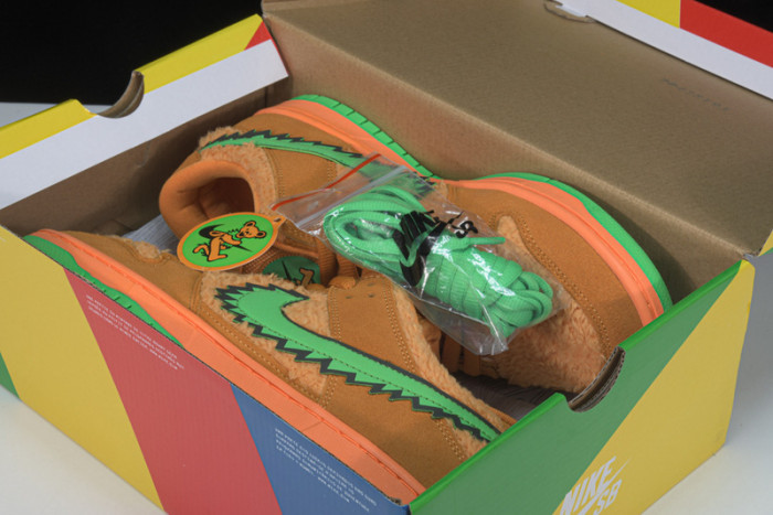 nike sb dunk low grateful dead "orange bear" cj5378-800