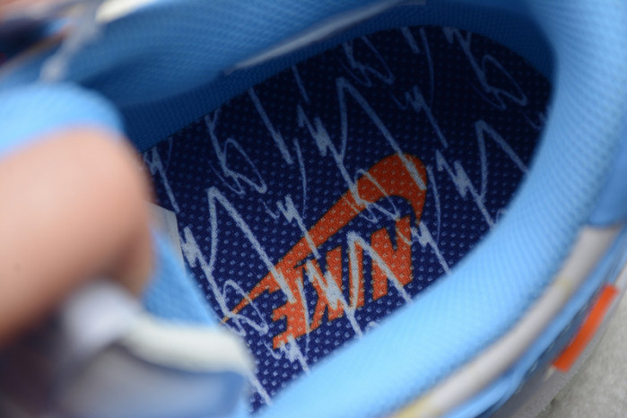 of x futura x nike dunk low “bright blue” ct0856-403