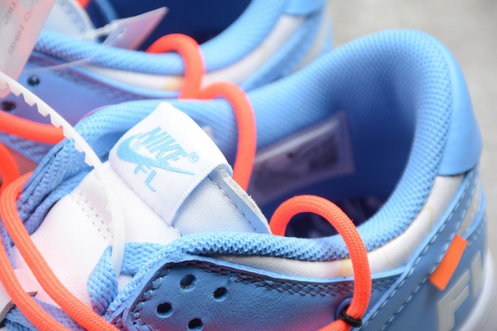 of x futura x nike dunk low “bright blue” ct0856-403