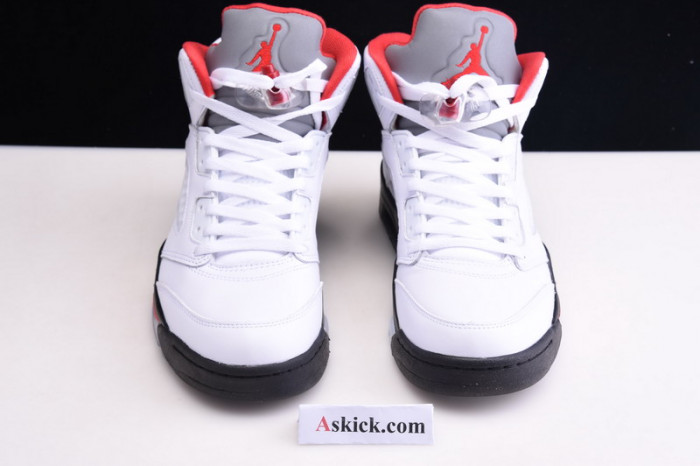 air jordan 5 retro fire red silver tongue (2020) da1911-102