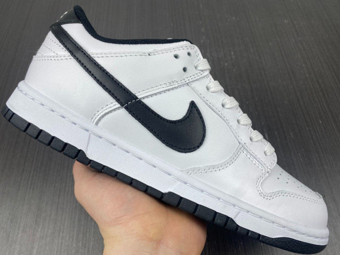 nike dunk low white black wmns dd1503-113