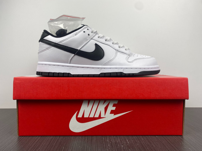 nike dunk low white black wmns dd1503-113