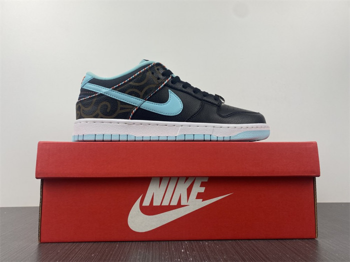 nike dunk low barbershop black dh7614-001