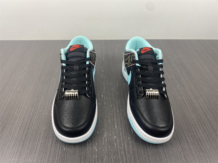 nike dunk low barbershop black dh7614-001