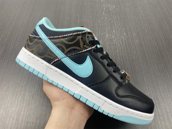 nike dunk low barbershop black dh7614-001