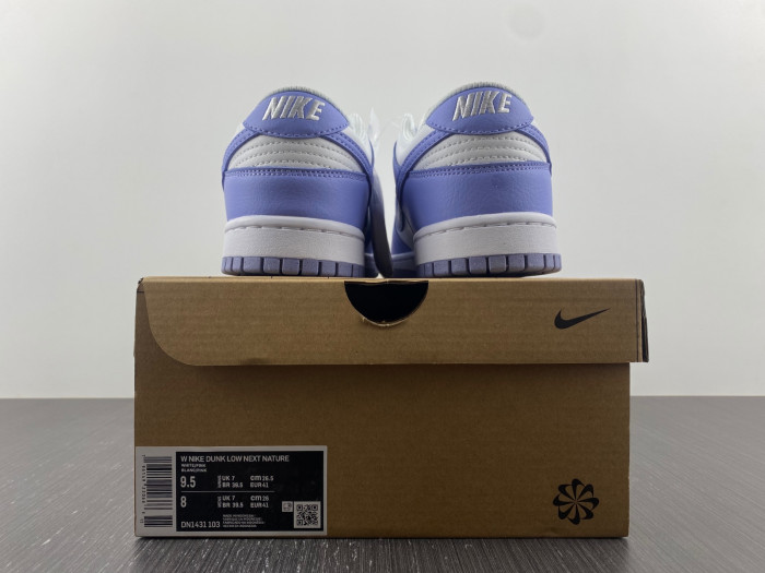 nike dunk low next nature lilac dn1431-103