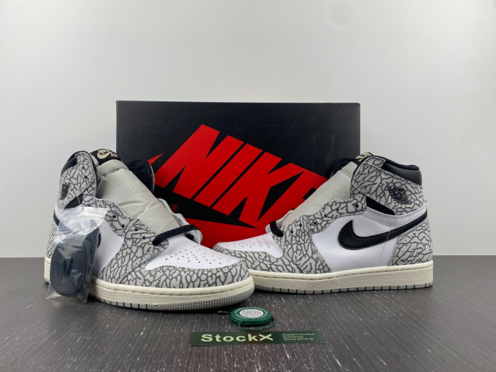 air jordan 1 high og “white cement” dz5485-052