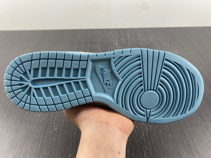 nike dunk low retro fleece worn blue fb1871-011