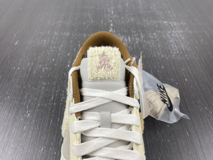 nike dunk low retro prm year of the rabbit fossil stone fd4203-211