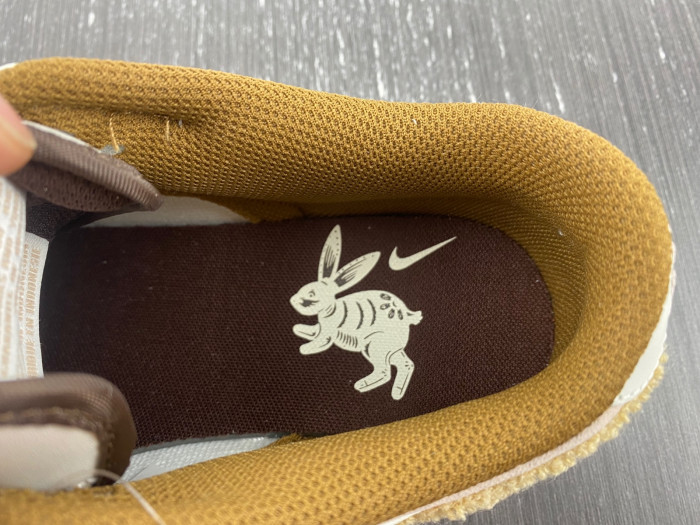 nike dunk low retro prm year of the rabbit fossil stone fd4203-211
