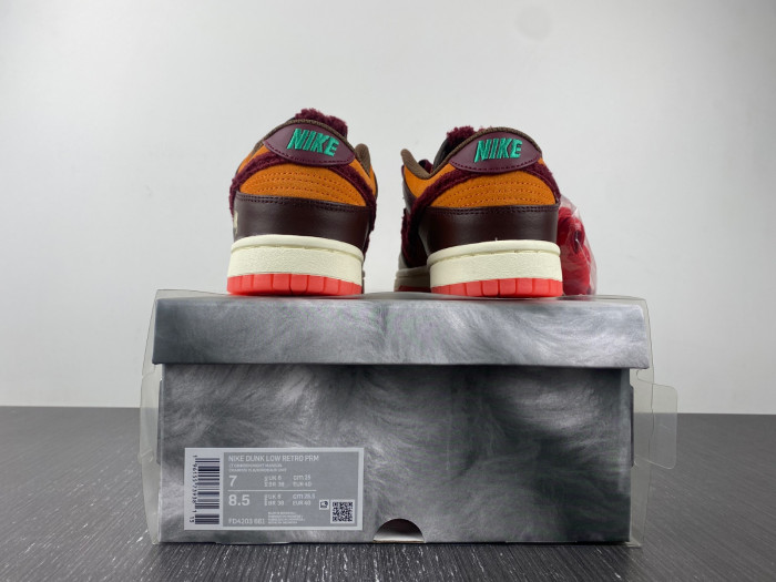 nike dunk low retro prm year of the rabbit light crimson fd4203-661