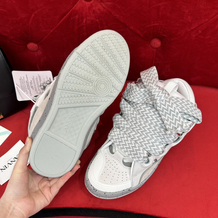 lanv1n leather curb sneakers